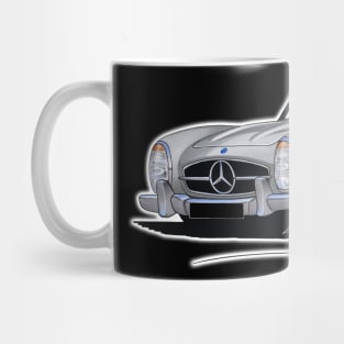 Mercedes 300SL Convertible Silver Mug